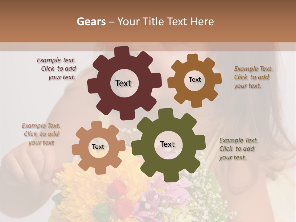 Bouquet Flower Beauty PowerPoint Template