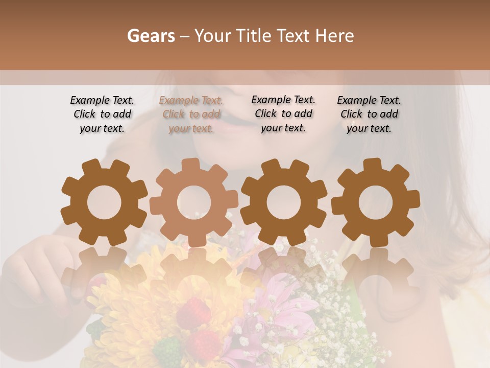 Bouquet Flower Beauty PowerPoint Template