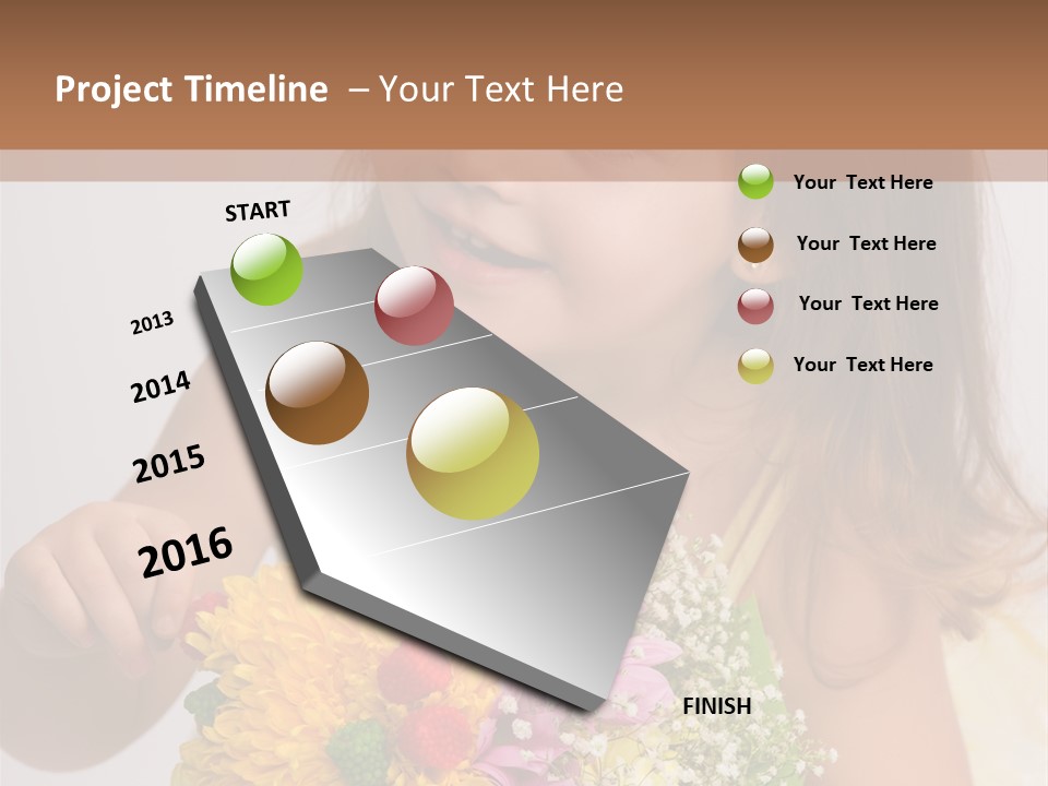 Bouquet Flower Beauty PowerPoint Template