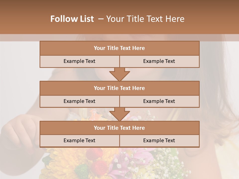 Bouquet Flower Beauty PowerPoint Template