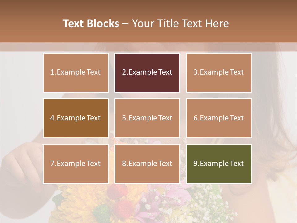 Bouquet Flower Beauty PowerPoint Template