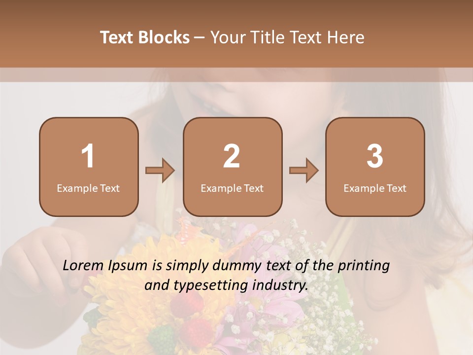 Bouquet Flower Beauty PowerPoint Template