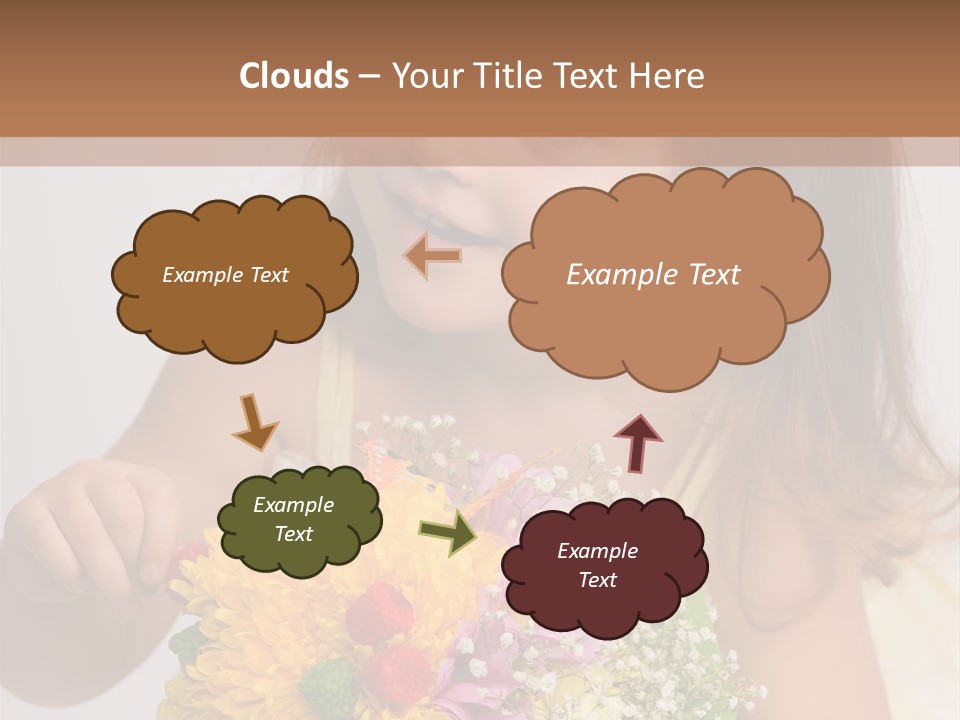 Bouquet Flower Beauty PowerPoint Template