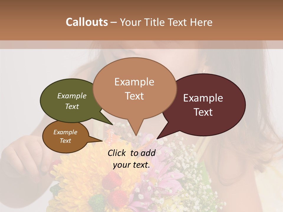 Bouquet Flower Beauty PowerPoint Template