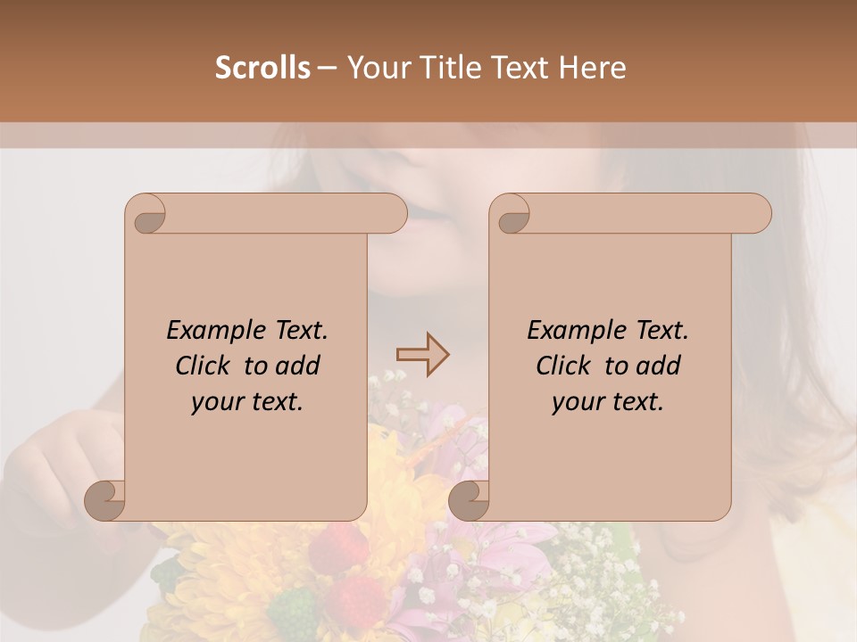Bouquet Flower Beauty PowerPoint Template