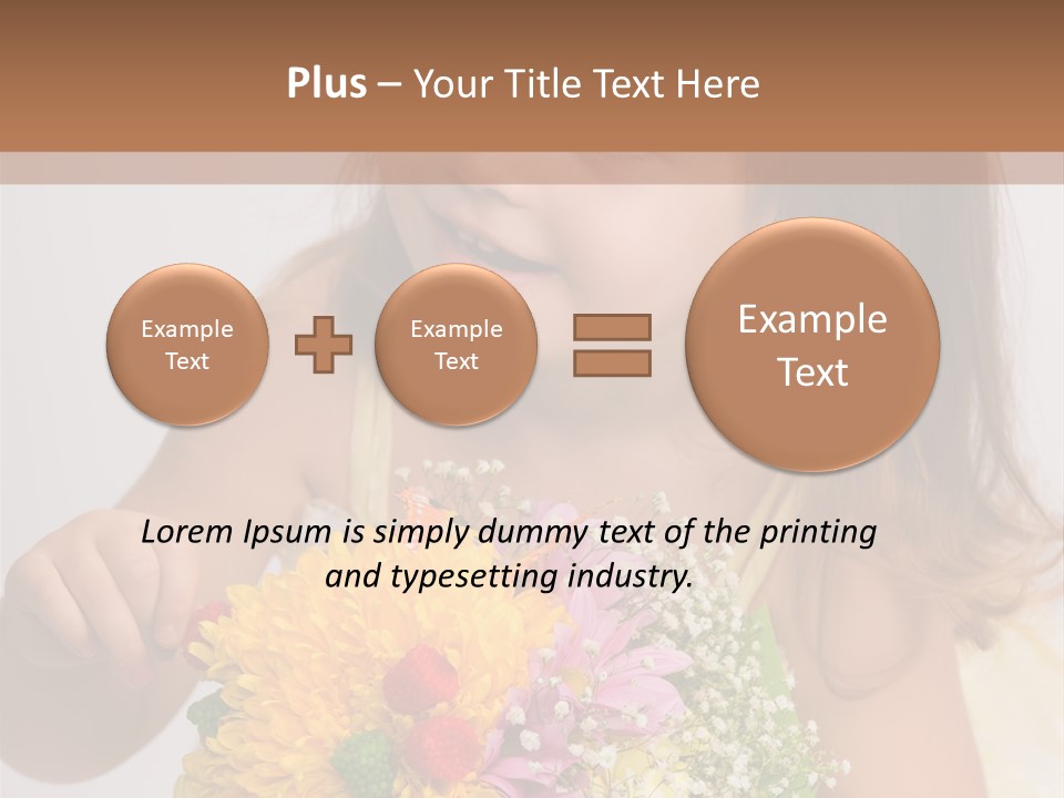 Bouquet Flower Beauty PowerPoint Template