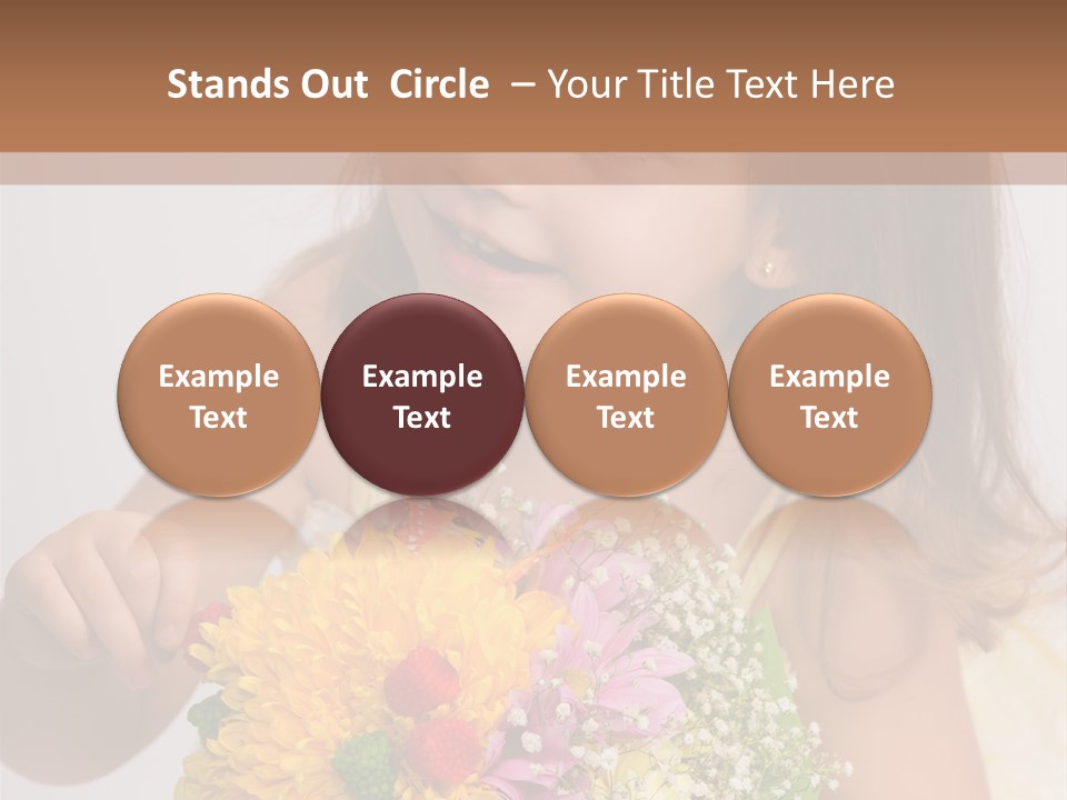 Bouquet Flower Beauty PowerPoint Template