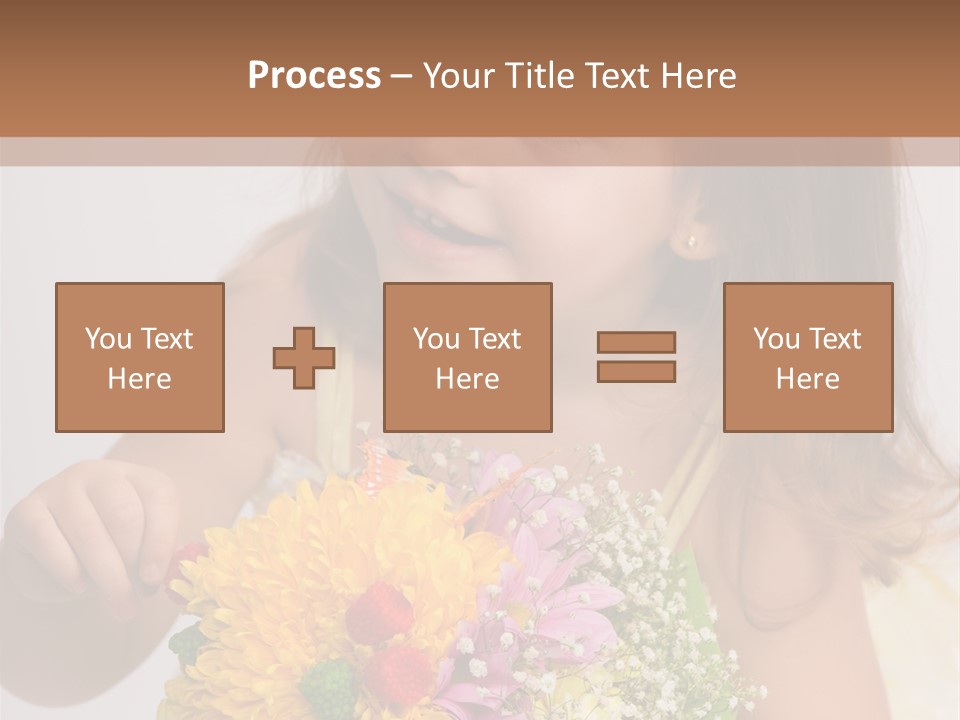Bouquet Flower Beauty PowerPoint Template
