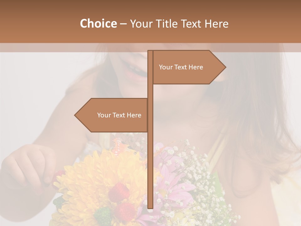 Bouquet Flower Beauty PowerPoint Template
