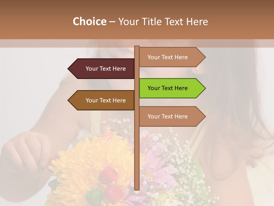 Bouquet Flower Beauty PowerPoint Template