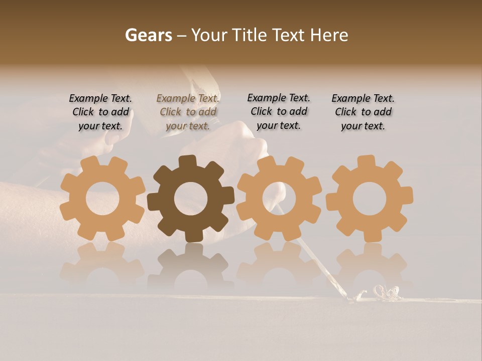 Wood Carpenter PowerPoint Template