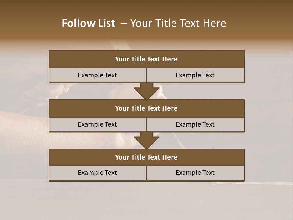 Wood Carpenter PowerPoint Template