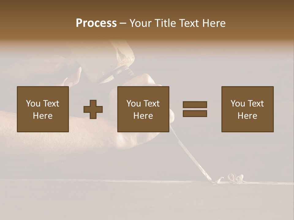 Wood Carpenter PowerPoint Template