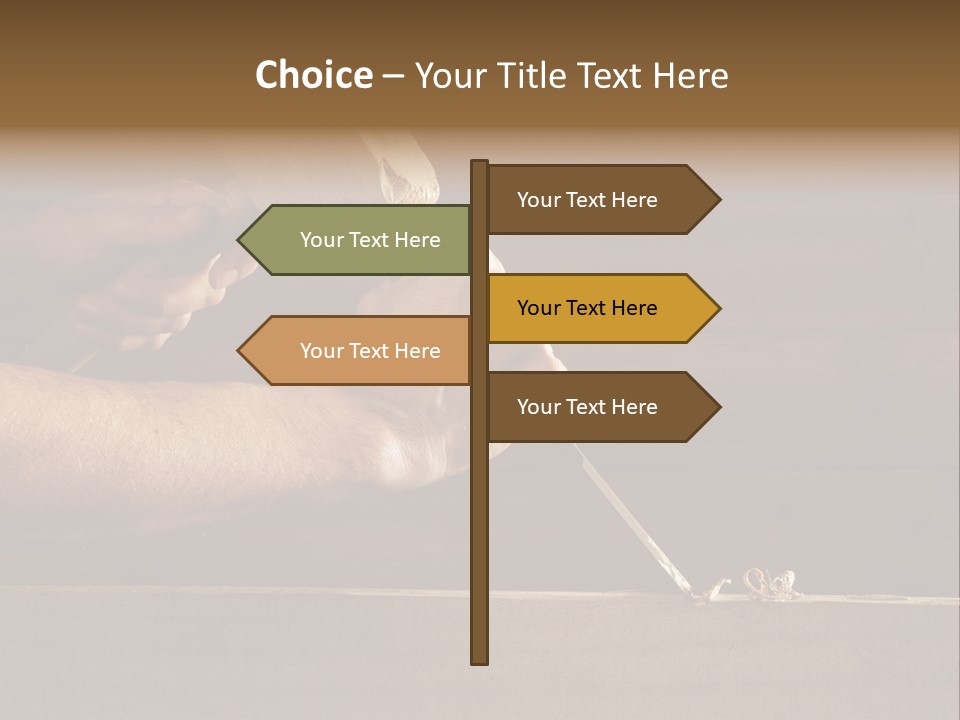 Wood Carpenter PowerPoint Template