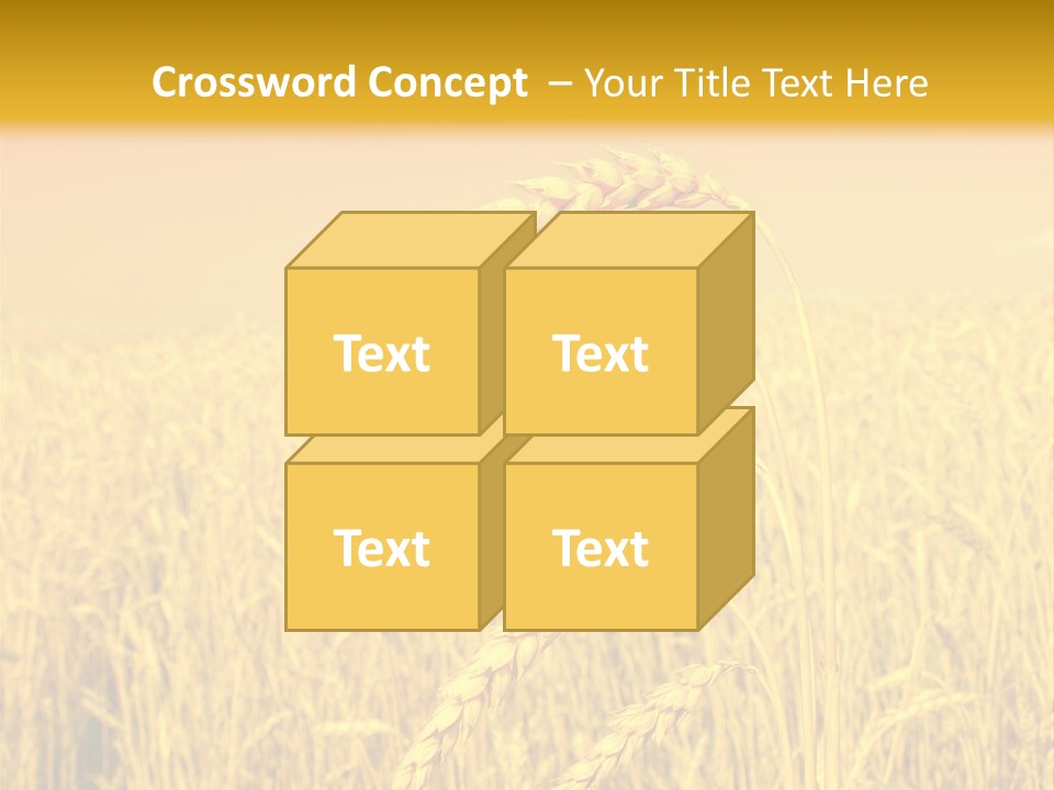 Agricultural Plant Rye PowerPoint Template