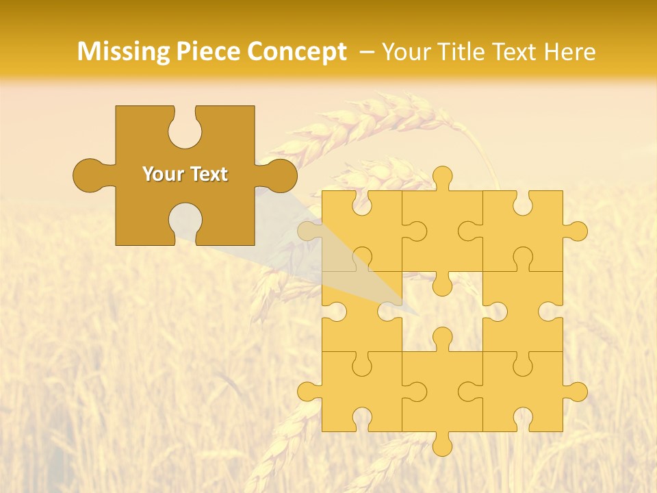 Agricultural Plant Rye PowerPoint Template