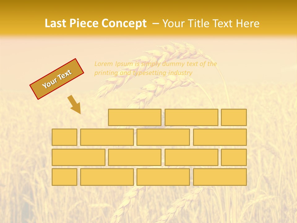 Agricultural Plant Rye PowerPoint Template