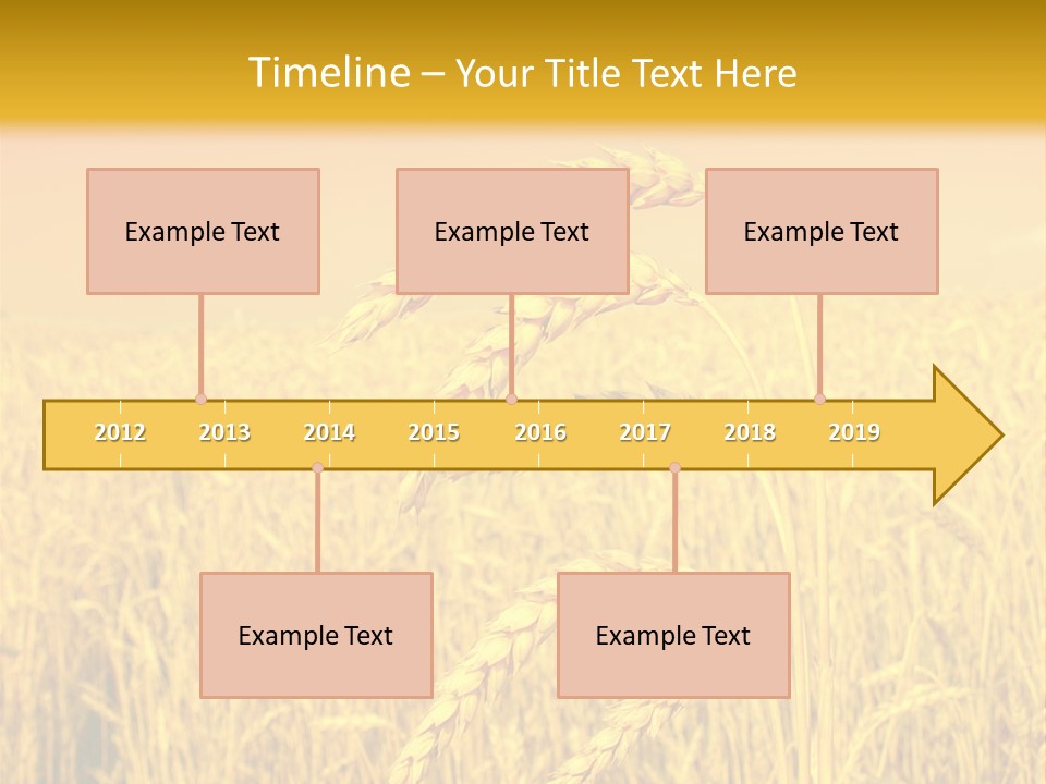 Agricultural Plant Rye PowerPoint Template
