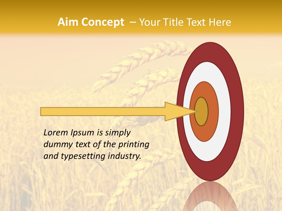 Agricultural Plant Rye PowerPoint Template
