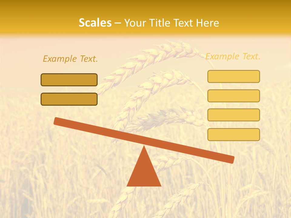 Agricultural Plant Rye PowerPoint Template