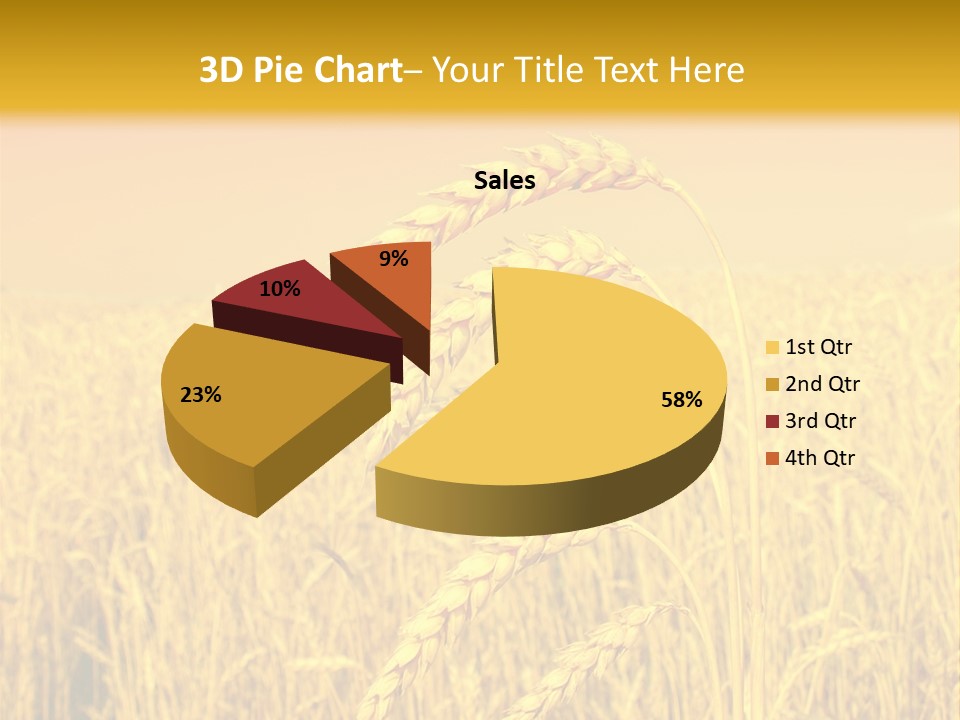 Agricultural Plant Rye PowerPoint Template
