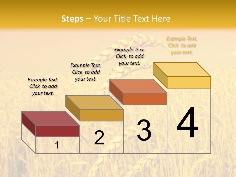 Agricultural Plant Rye PowerPoint Template