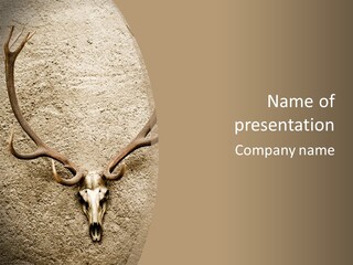 Deer Skull PowerPoint Template