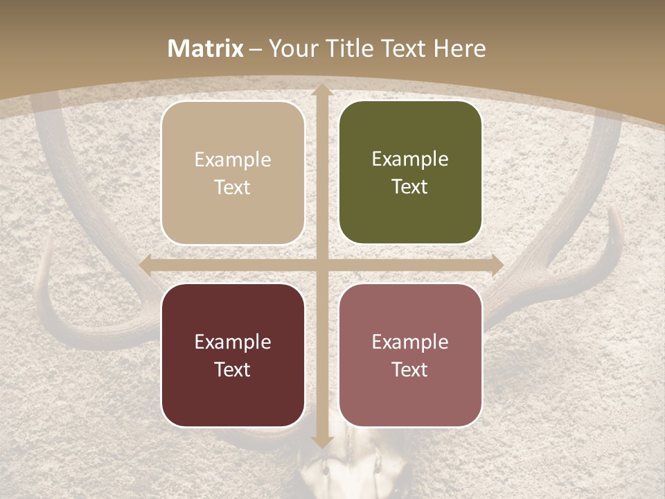 Deer Skull PowerPoint Template