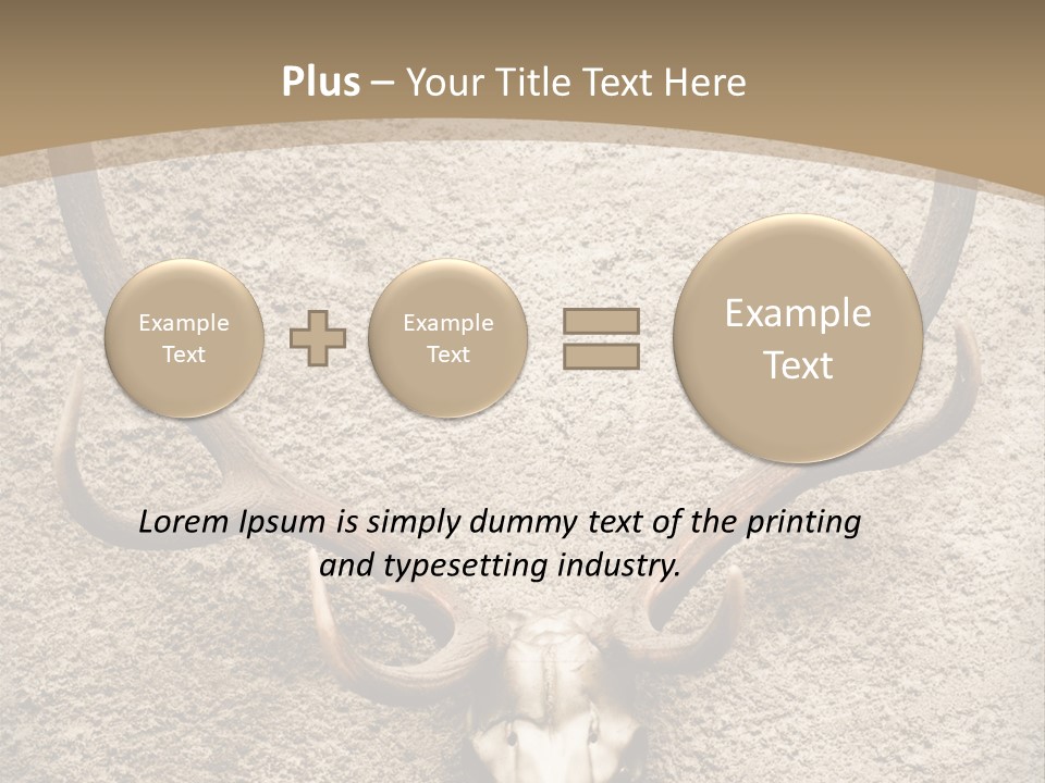 Deer Skull PowerPoint Template
