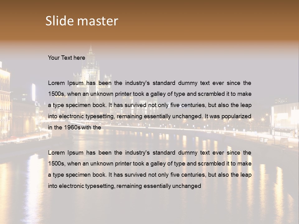 Moscow Wallpaper Hd PowerPoint Template