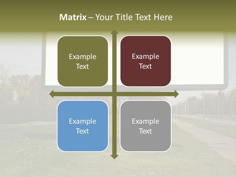 Empty Billboard PowerPoint Template