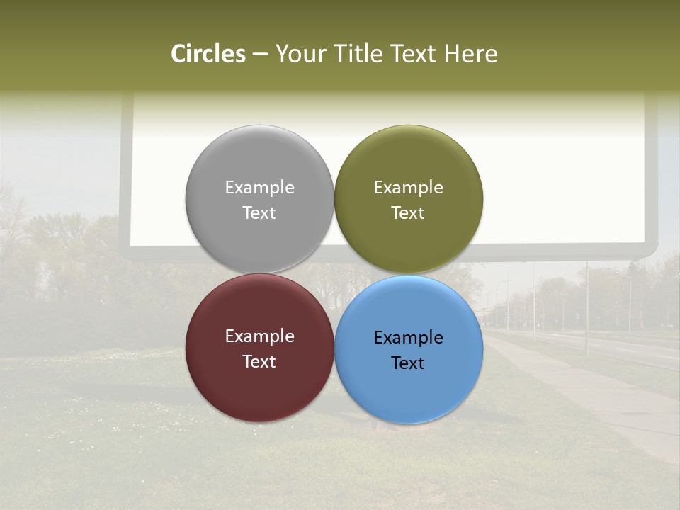 Empty Billboard PowerPoint Template