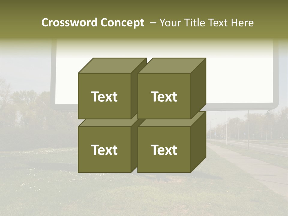 Empty Billboard PowerPoint Template