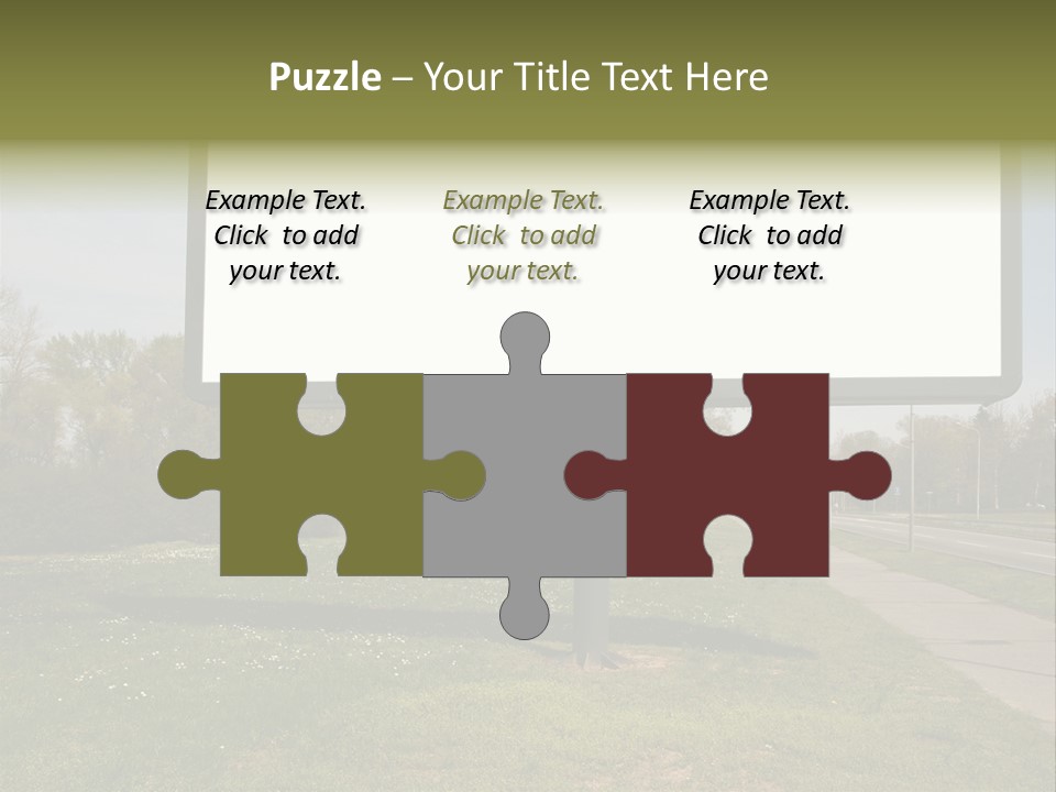 Empty Billboard PowerPoint Template