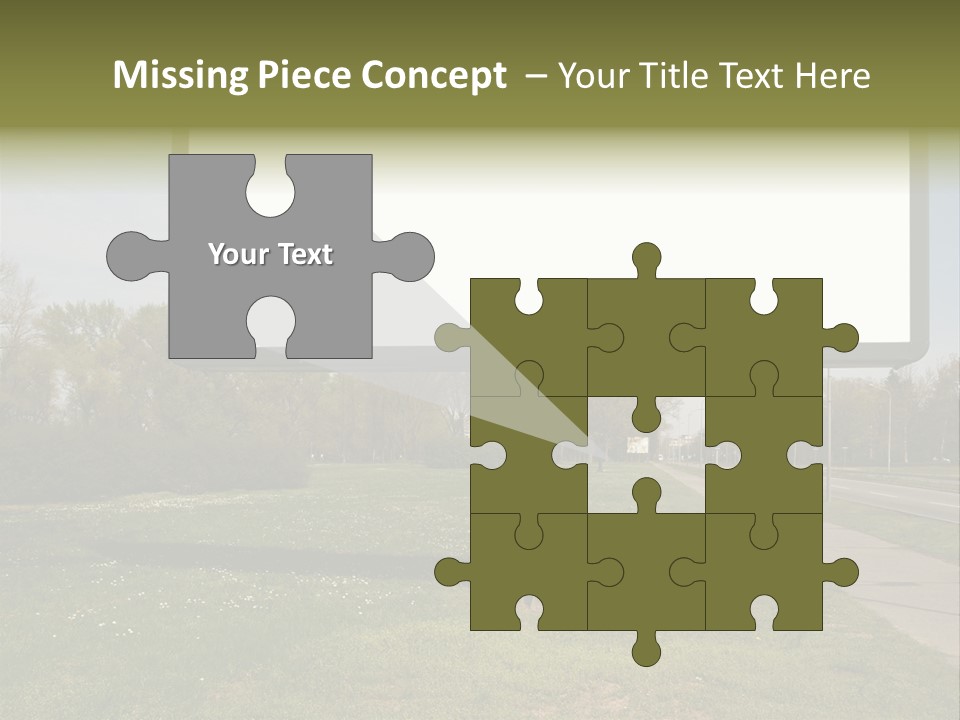 Empty Billboard PowerPoint Template