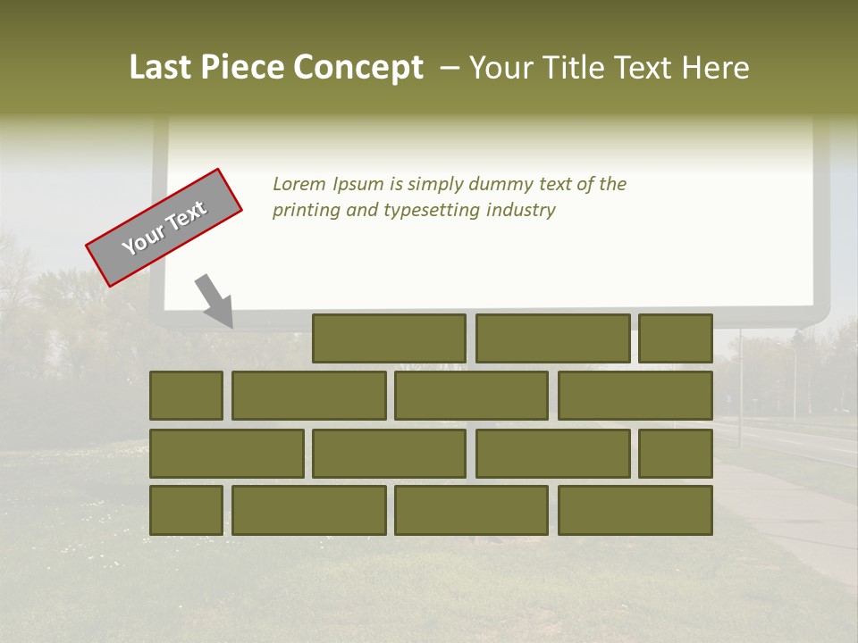 Empty Billboard PowerPoint Template