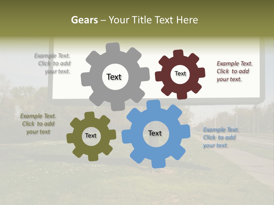 Empty Billboard PowerPoint Template