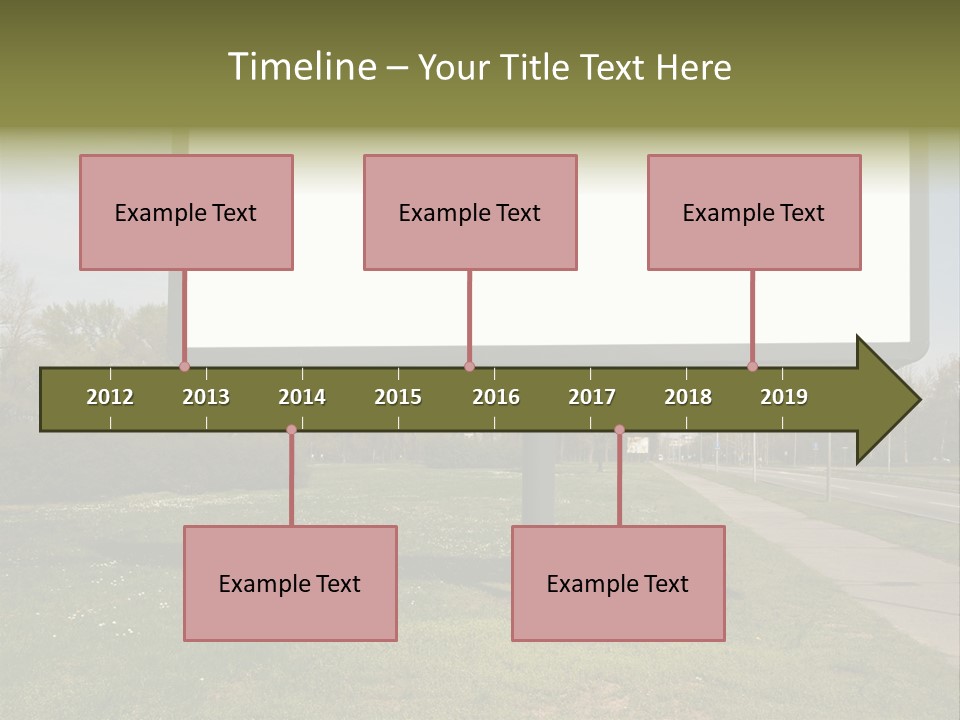 Empty Billboard PowerPoint Template