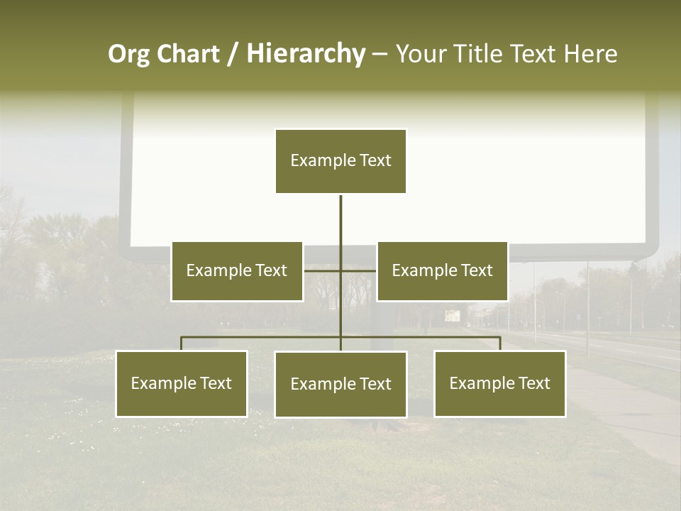 Empty Billboard PowerPoint Template