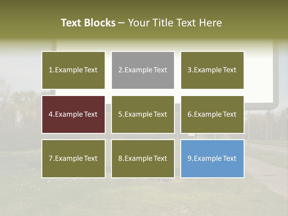 Empty Billboard PowerPoint Template