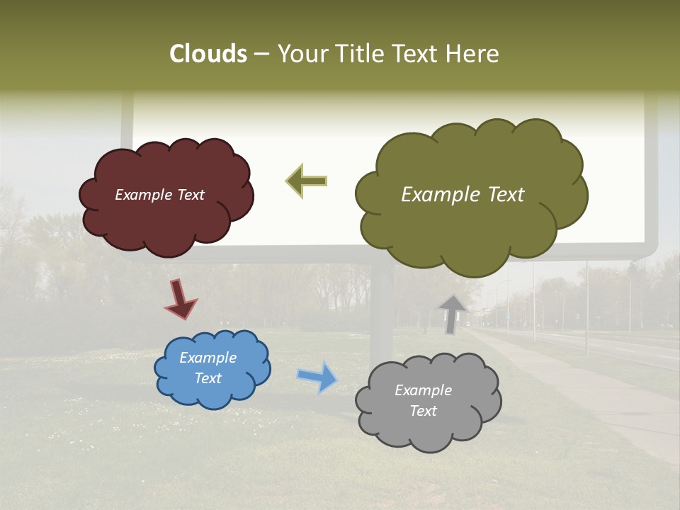 Empty Billboard PowerPoint Template