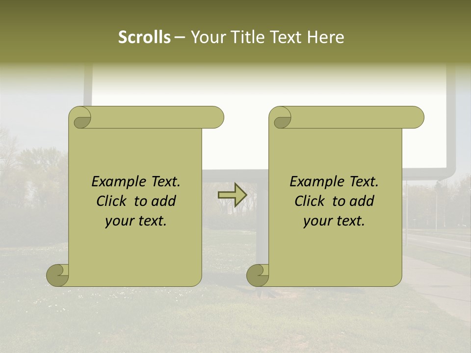 Empty Billboard PowerPoint Template