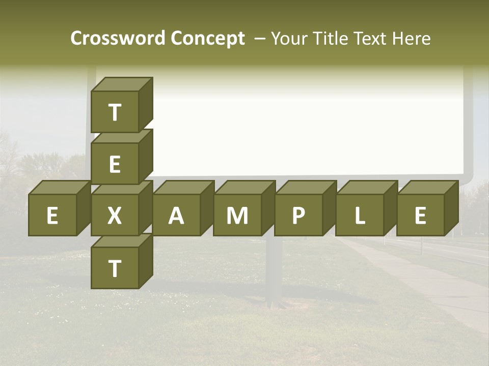 Empty Billboard PowerPoint Template