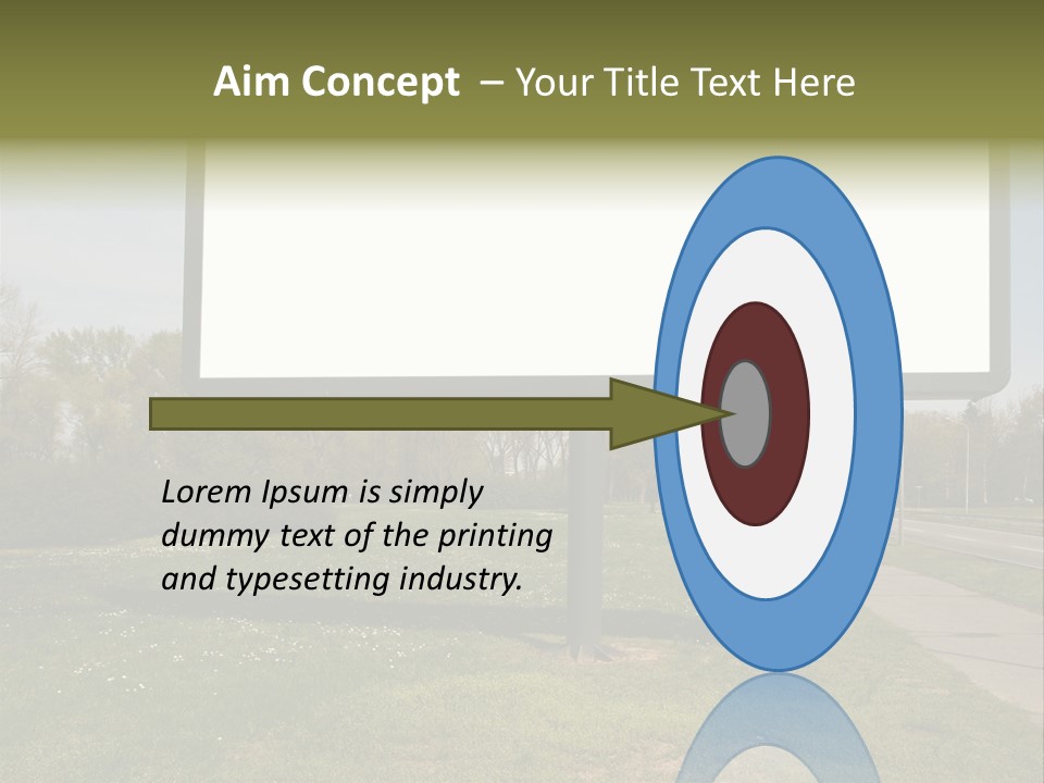 Empty Billboard PowerPoint Template