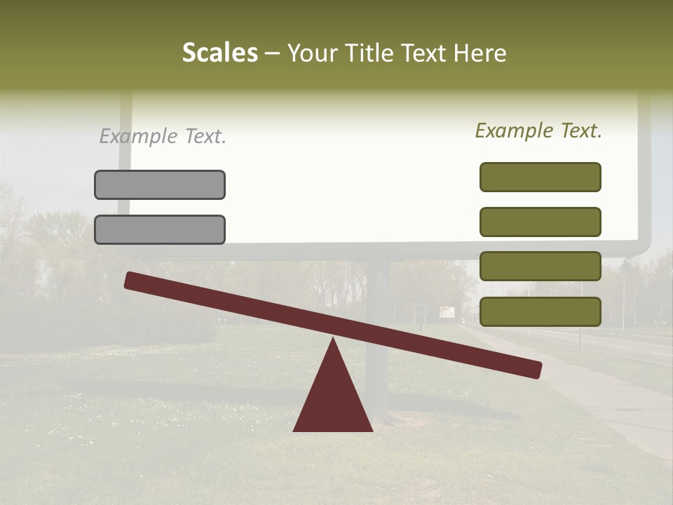 Empty Billboard PowerPoint Template