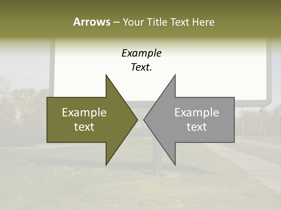 Empty Billboard PowerPoint Template