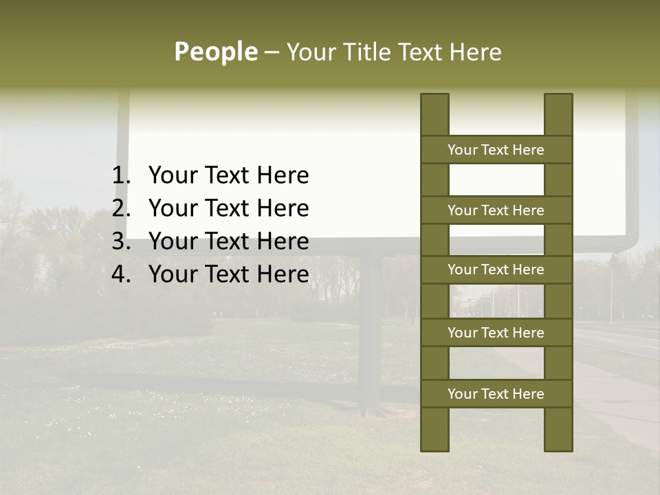 Empty Billboard PowerPoint Template
