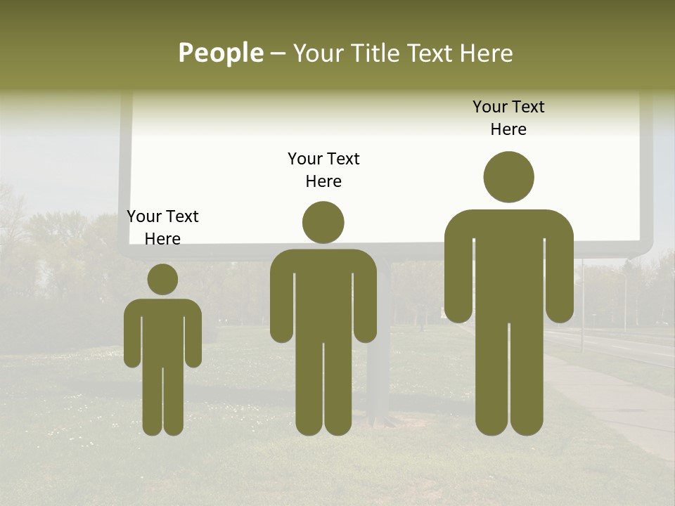 Empty Billboard PowerPoint Template