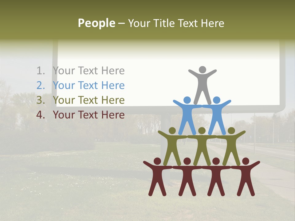 Empty Billboard PowerPoint Template