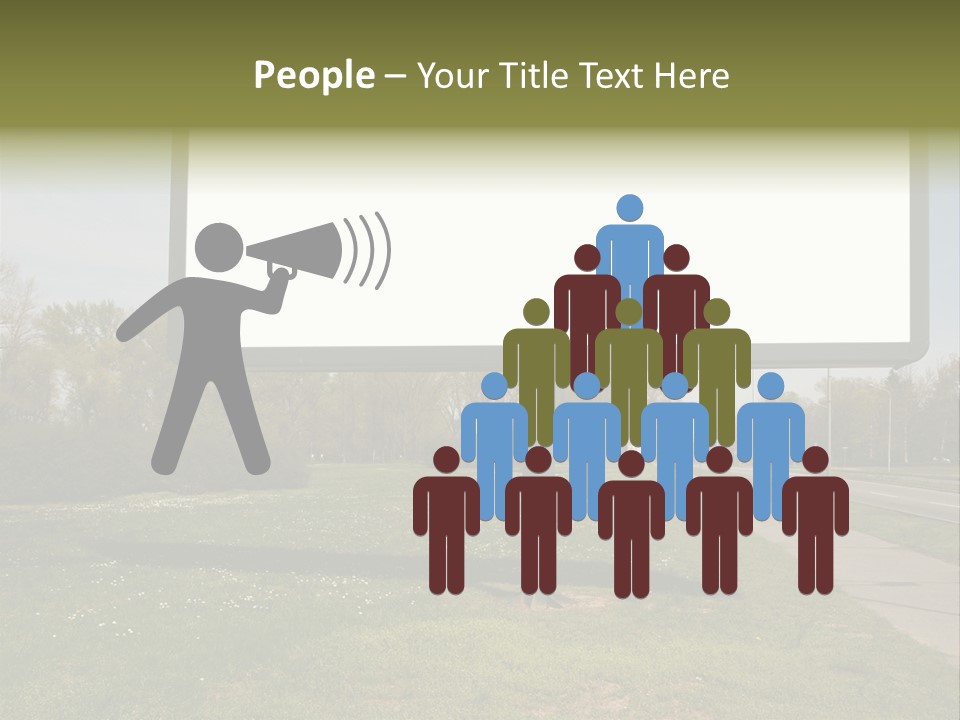 Empty Billboard PowerPoint Template